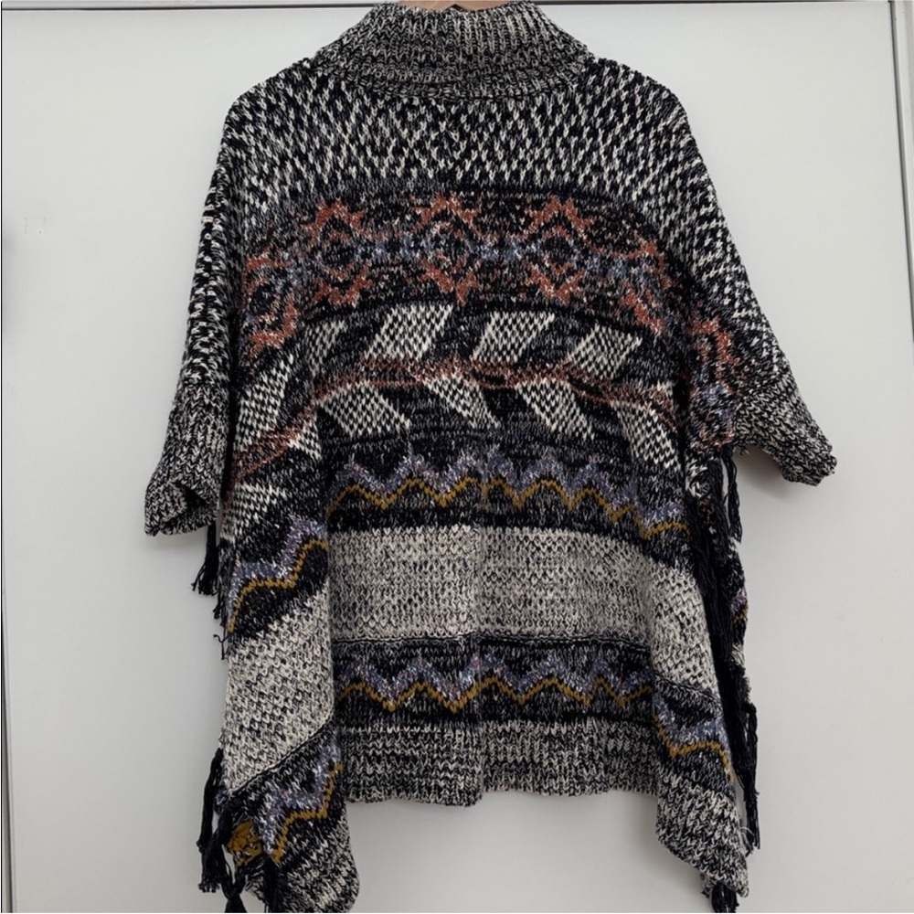 NWT Anthropologie Pilcro Magda Knit Poncho - Picture 9 of 15